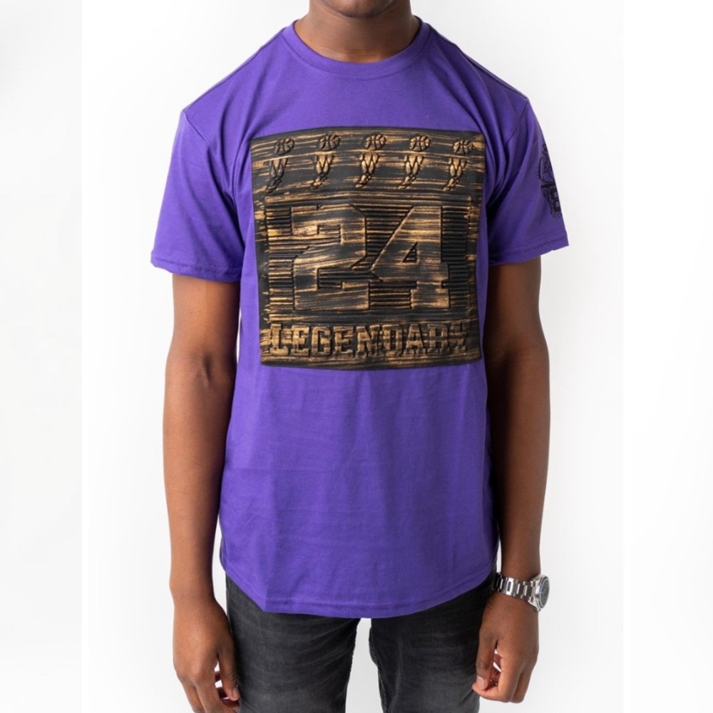 GOAT Kobe Bryant Legendary T Shirt #24 & #8 Los Angeles Lakers NBA